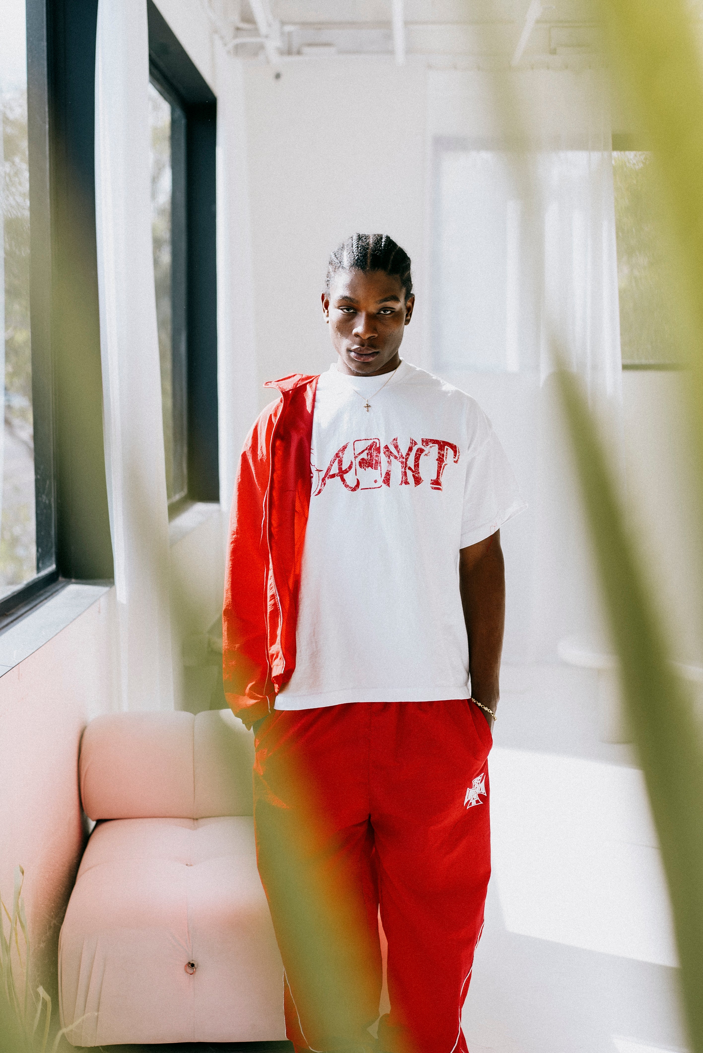 MAJOR LEAGUE TEE [RED]