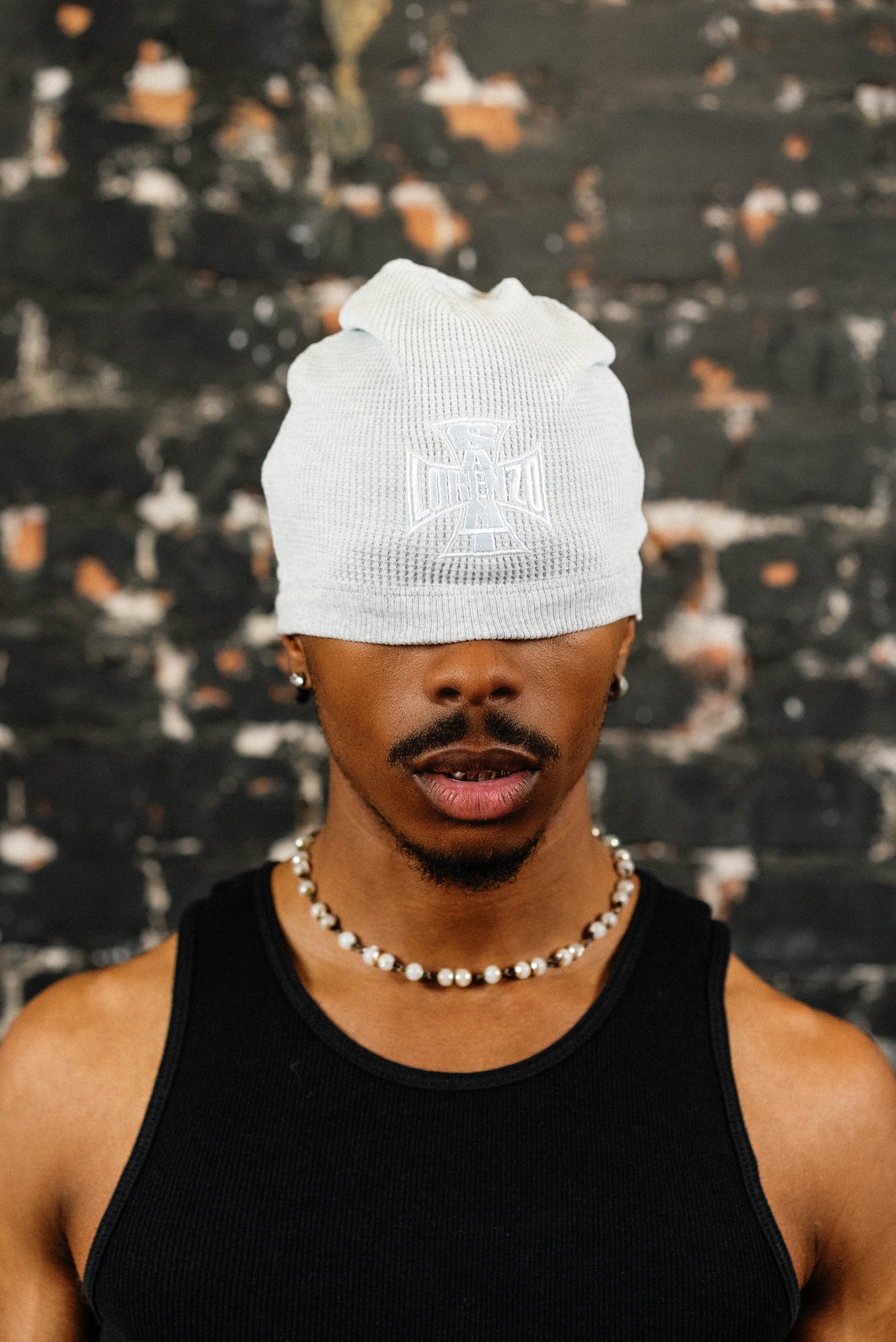 SL BIKER BEANIE [HEATHER GREY]