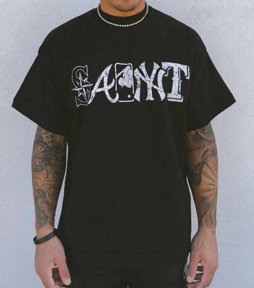 MAJOR LEAGUE TEE [BLACK]