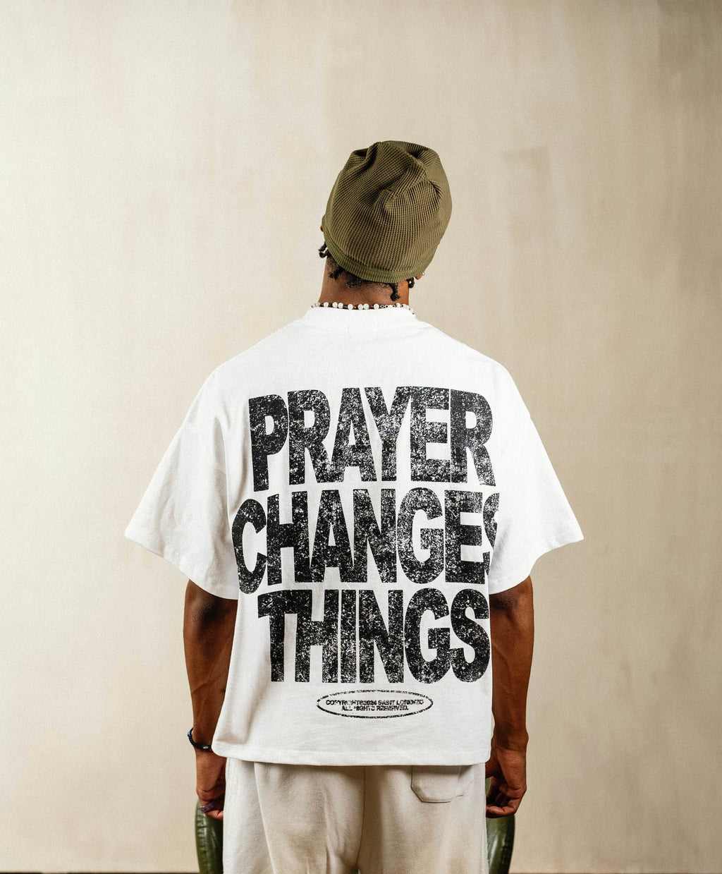 PRAYER CHANGES THINGS TEE [WHITE]