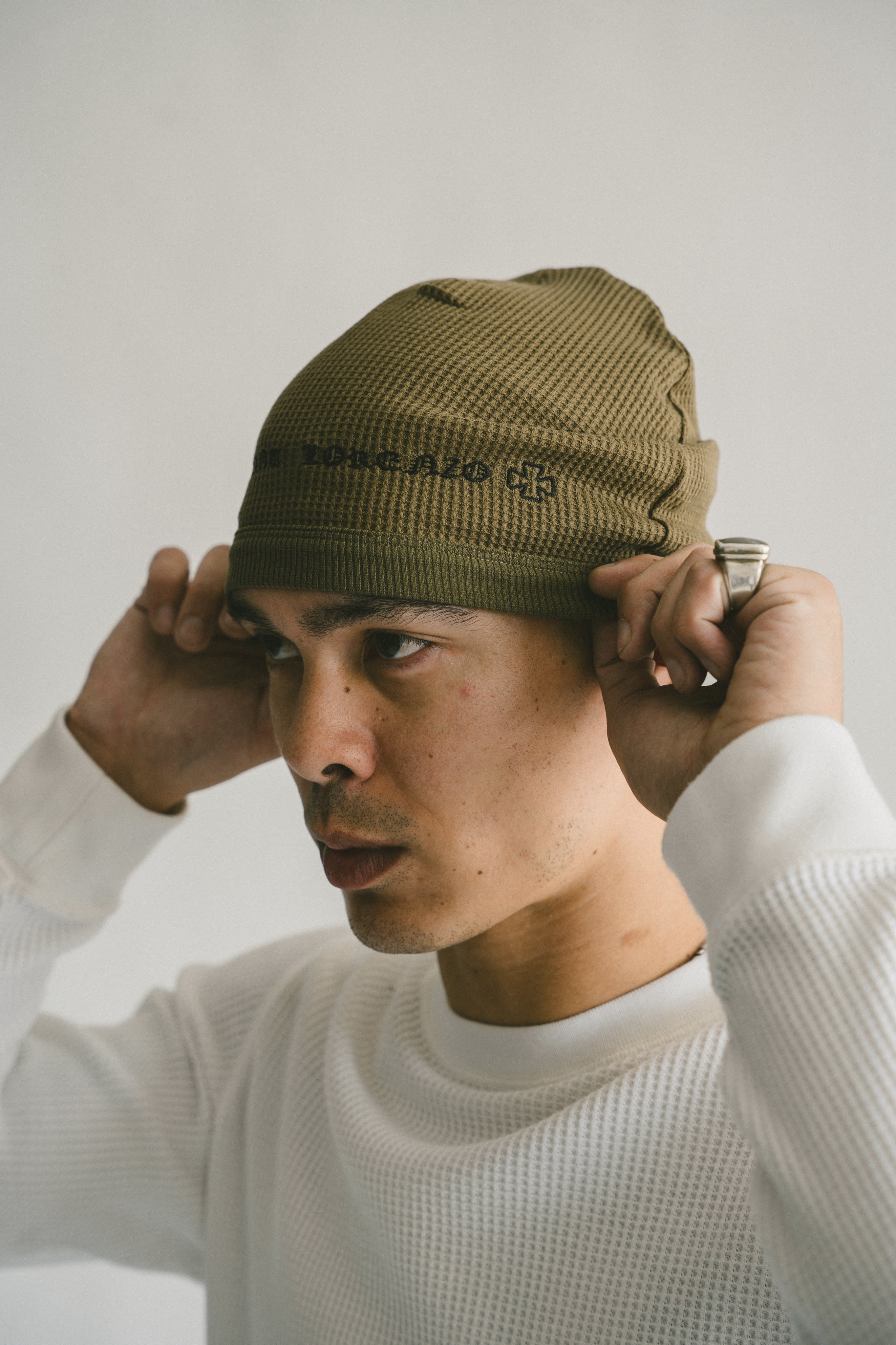 SL BIKER BEANIE [ARMY GREEN V2]