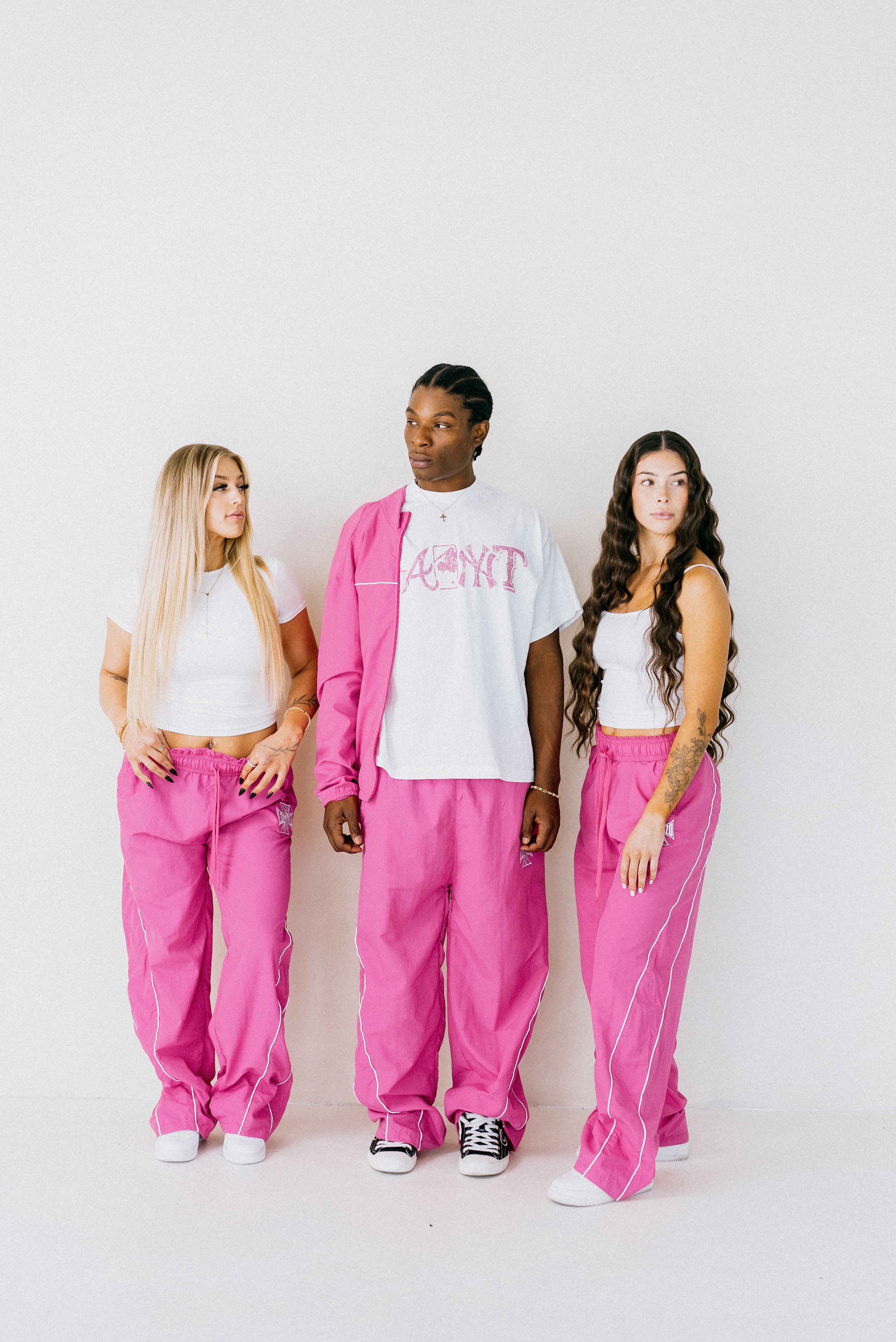 TRACK PANTS [PINK]