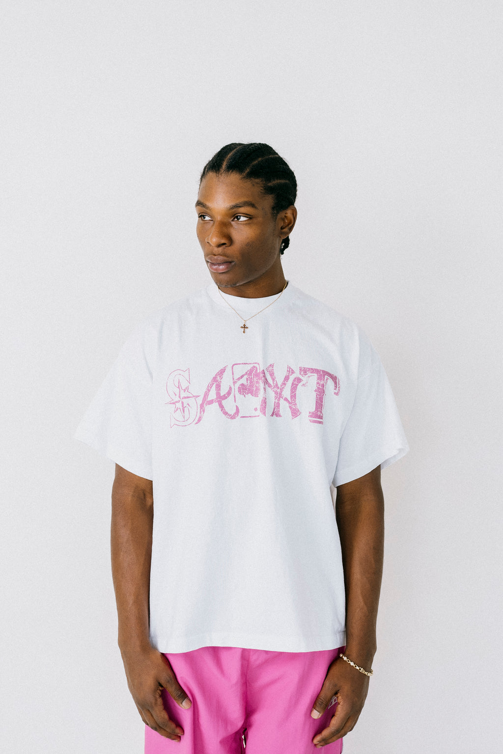 MAJOR LEAGUE TEE [PINK]