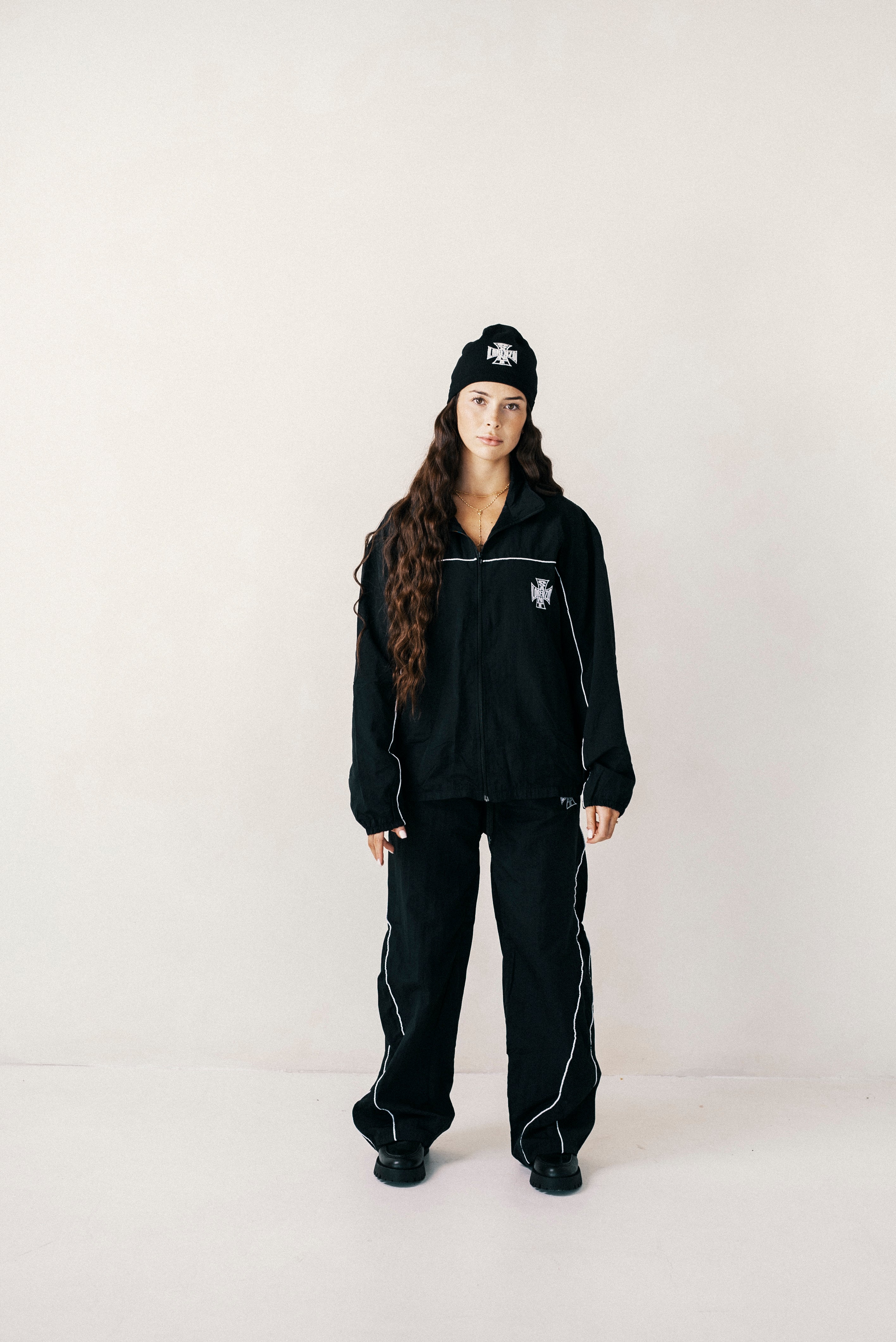 TRACK PANTS [BLACK]