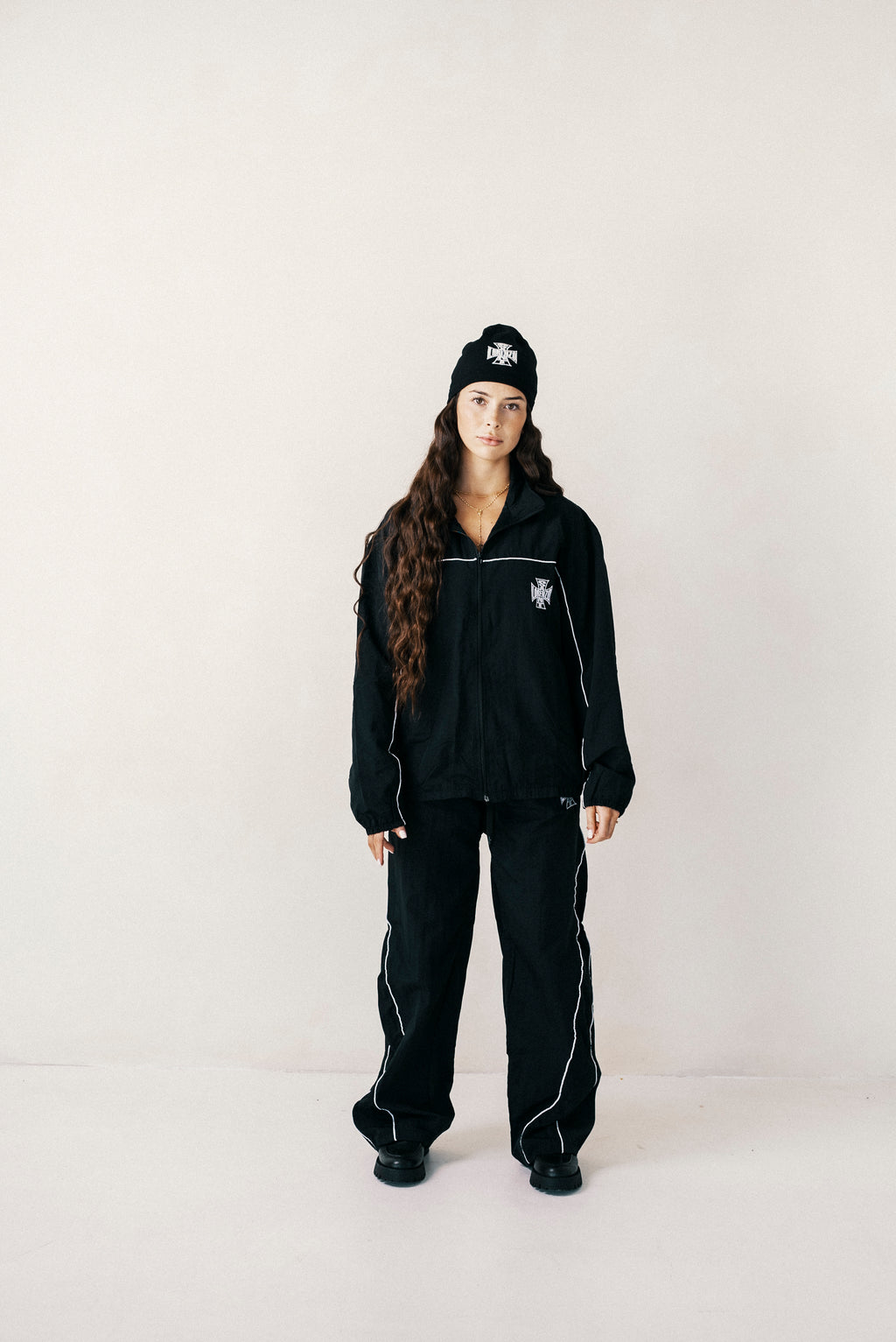 TRACK PANTS [BLACK]