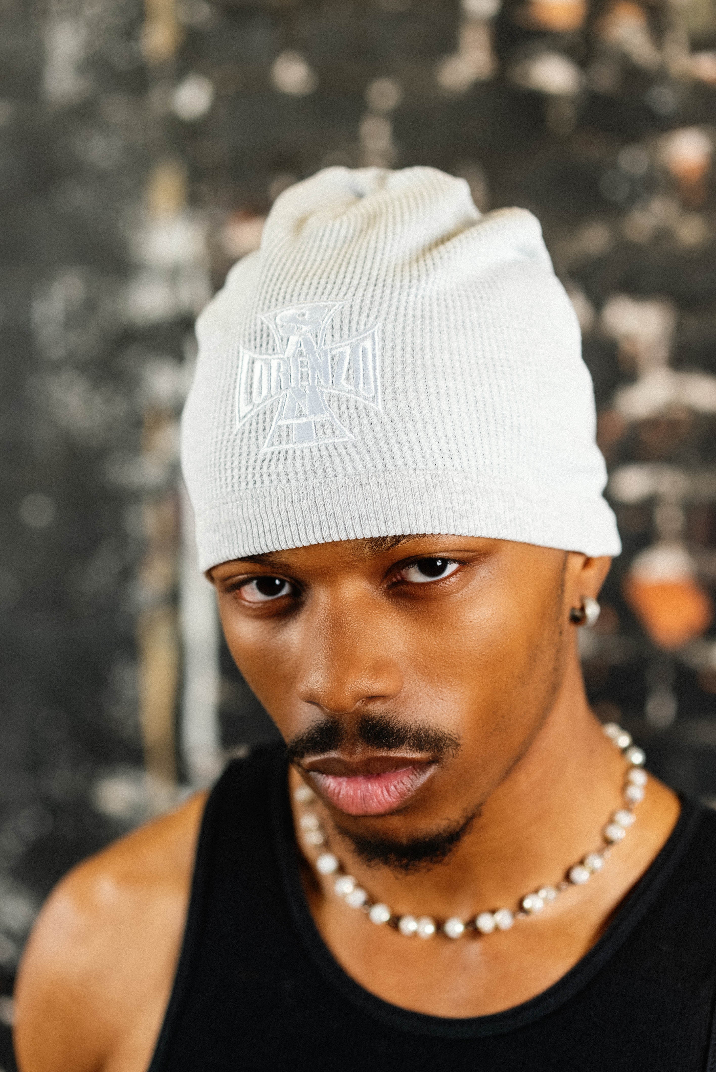 SL BIKER BEANIE [HEATHER GREY]
