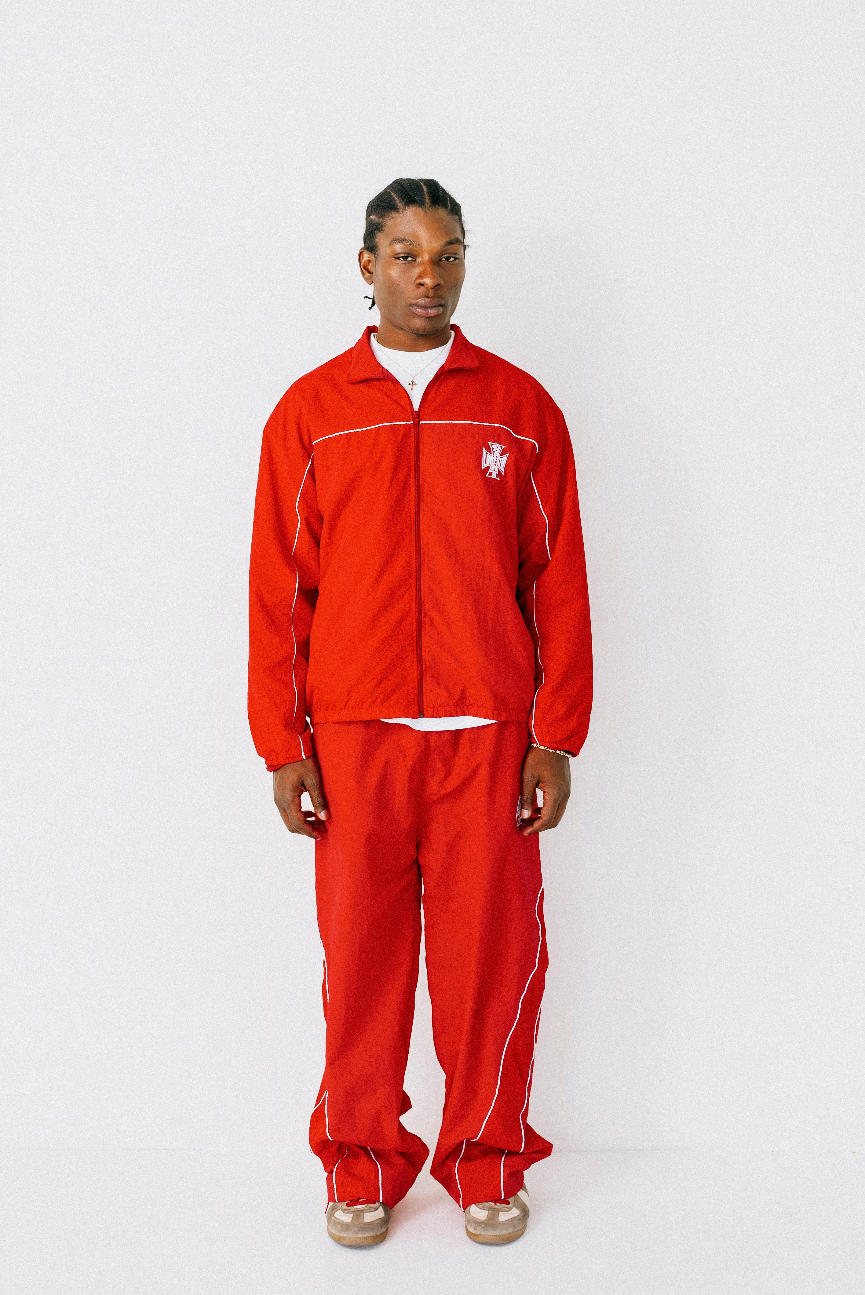 TRACK PANTS [RED]