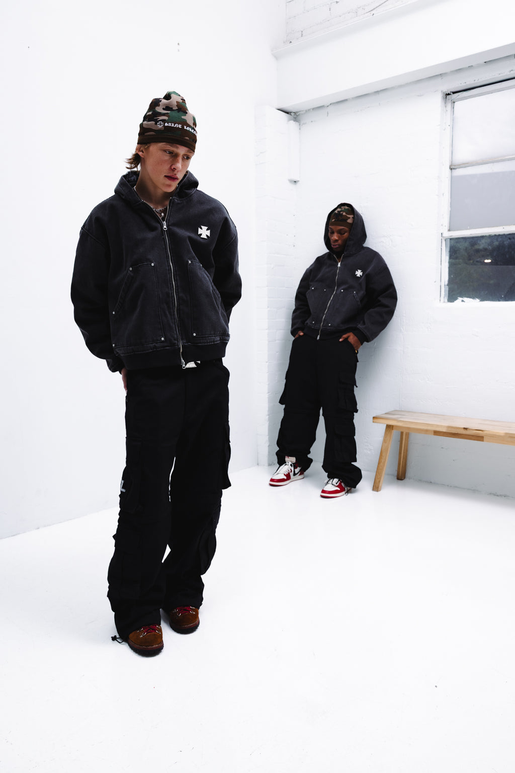 ‘INTO THE DARK’ CARGO PANTS