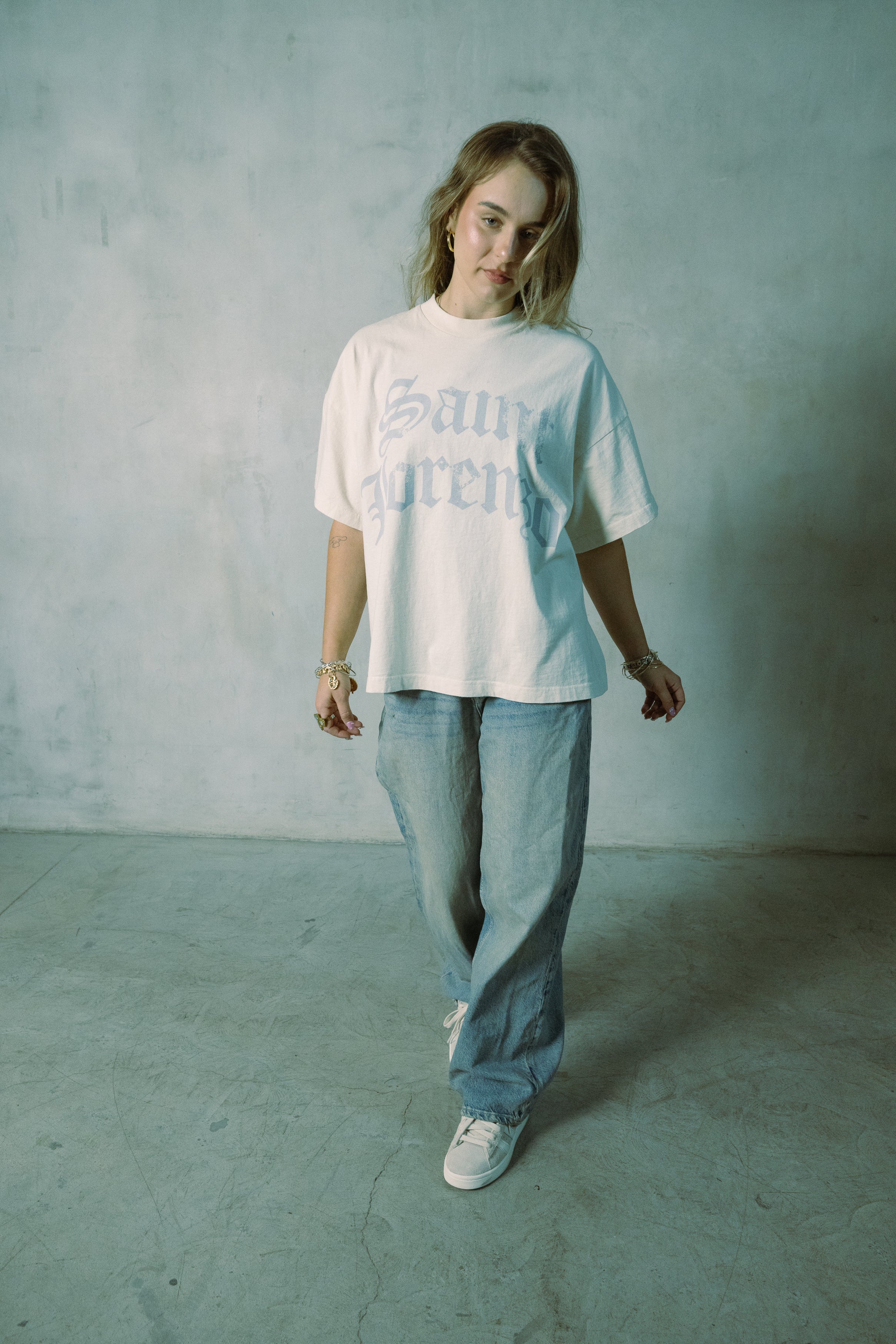 SAINT LORENZO STAPLE TEE [BONE]