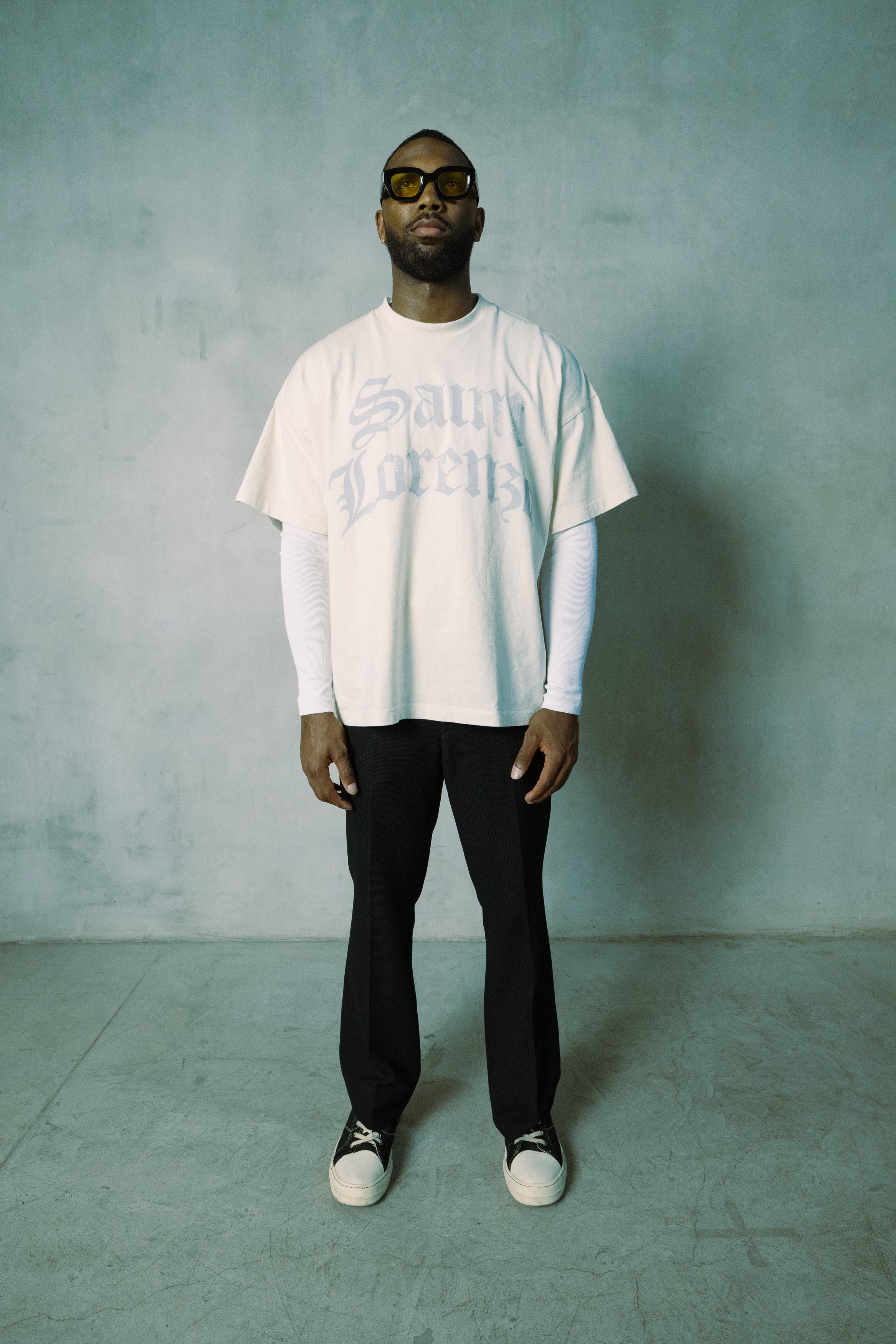 SAINT LORENZO STAPLE TEE [BONE]