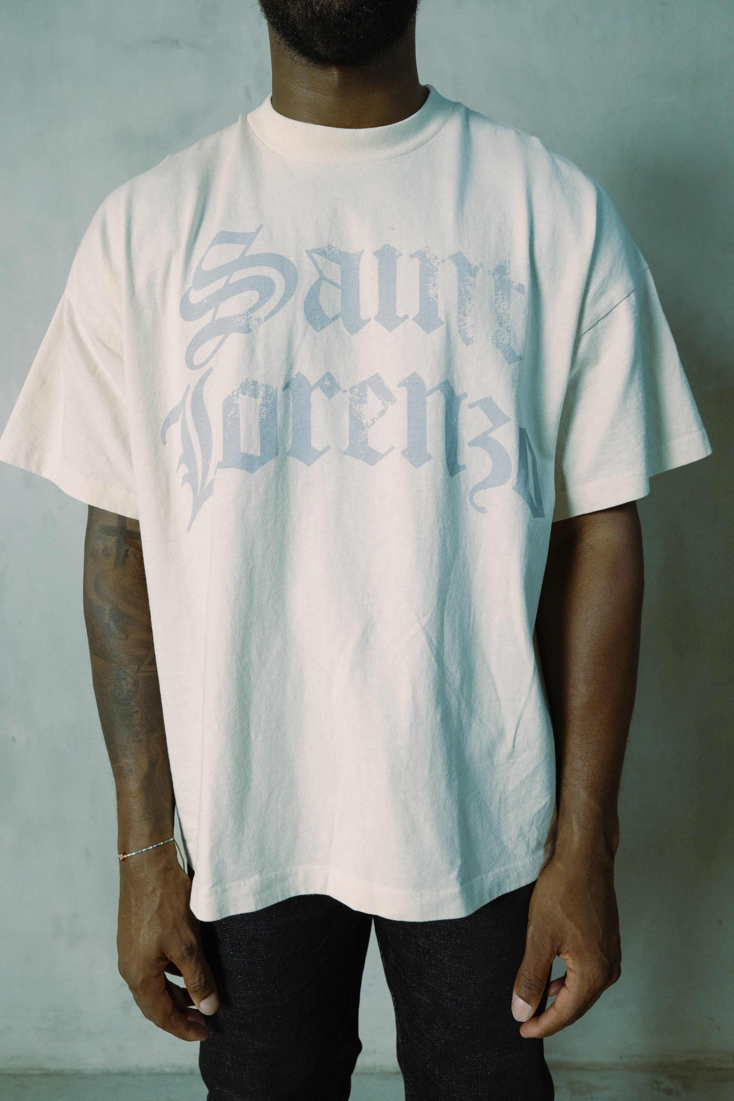 SAINT LORENZO STAPLE TEE (BONE)