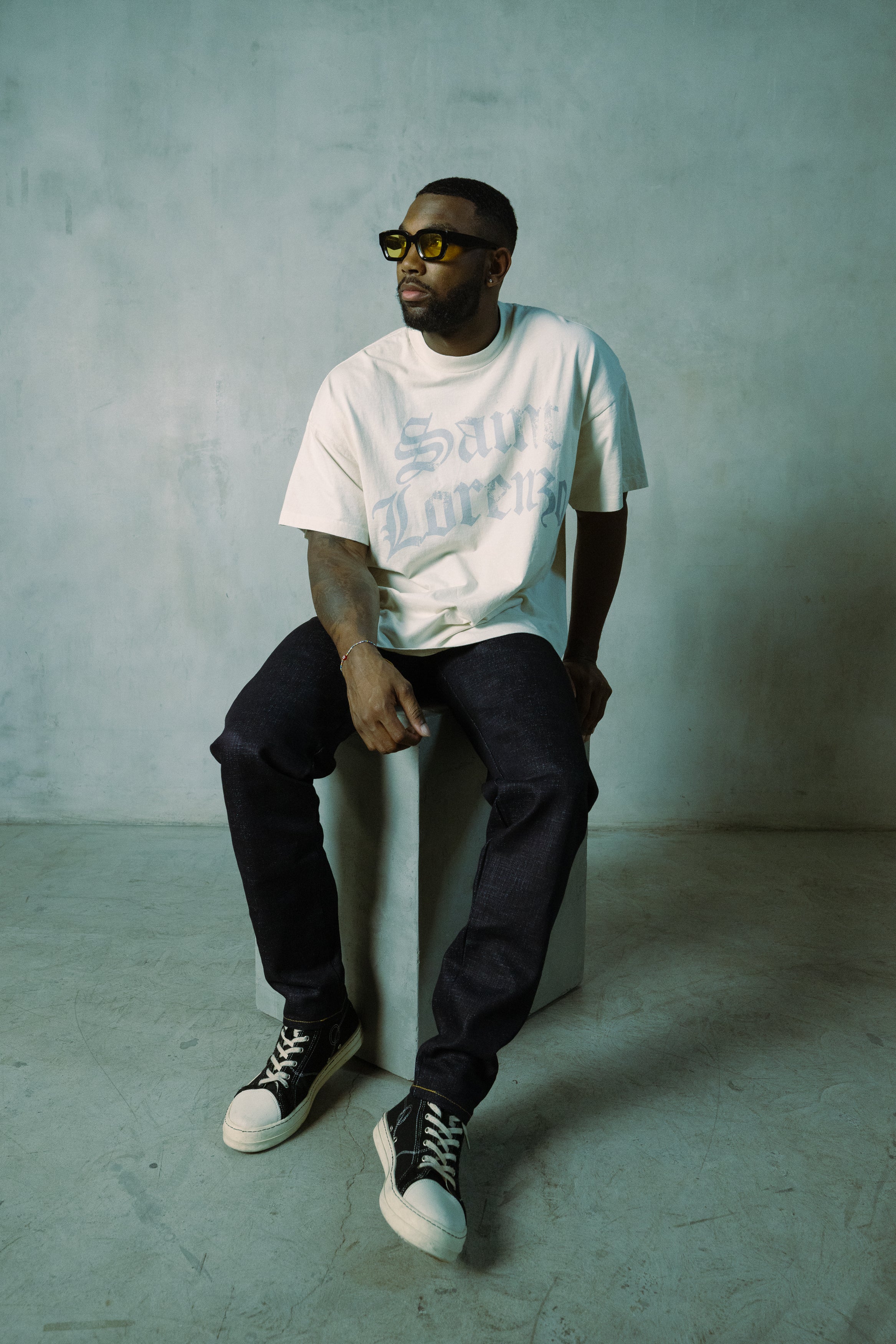 SAINT LORENZO STAPLE TEE [BONE]