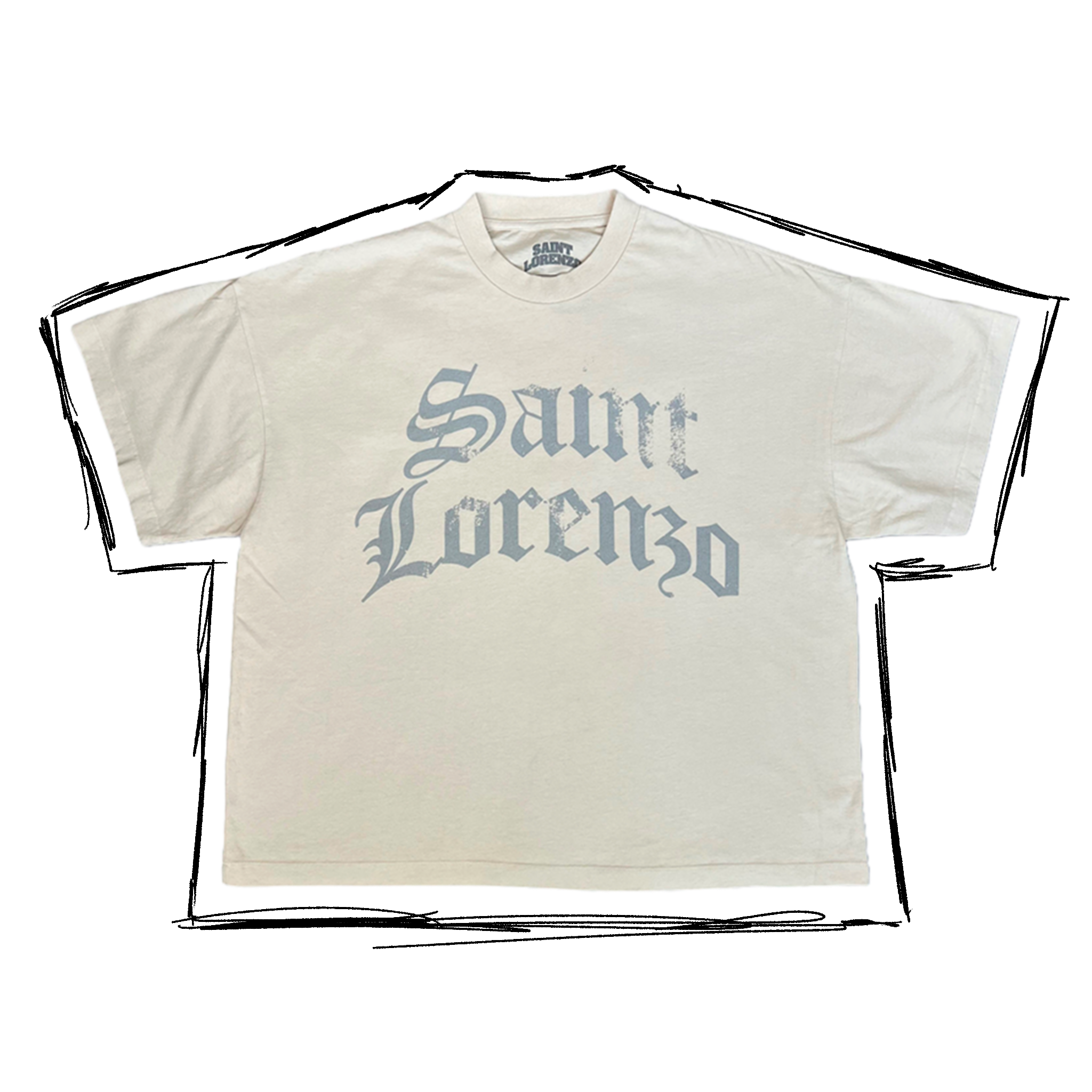 SAINT LORENZO STAPLE TEE [BONE]