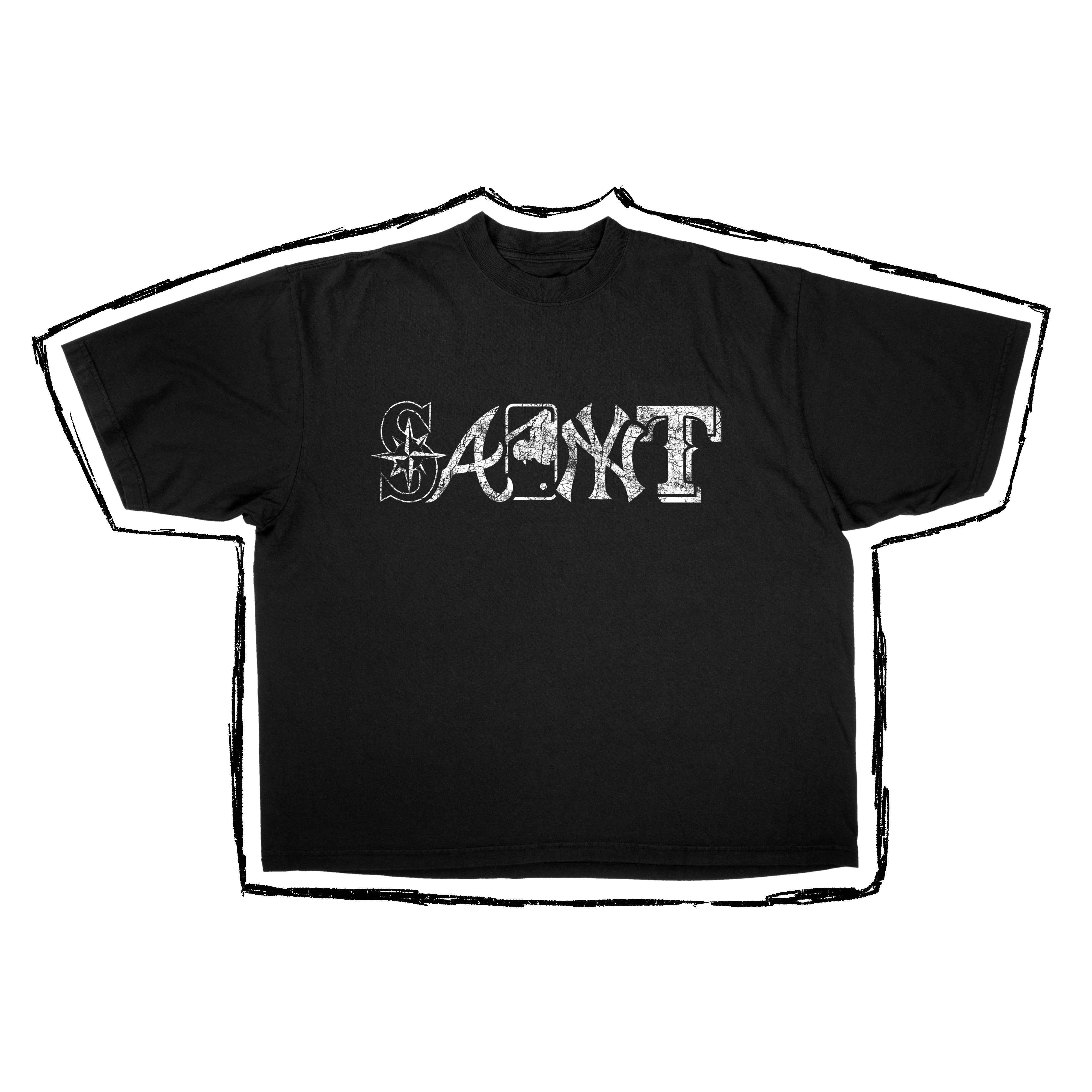 MAJOR LEAGUE TEE [BLACK]