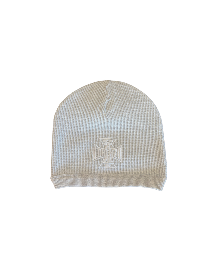 SL BIKER BEANIE [HEATHER GREY]