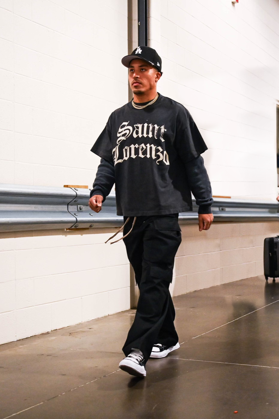 SAINT LORENZO STAPLE TEE [VINTAGE BLACK]